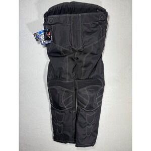 XTREEMGEAR Mens Black Waterproof Motorcycle Riding Pants Textile Gear 5x